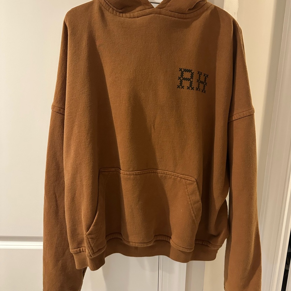 RHUDE Spirit of Ecstasy Brown Hoodie